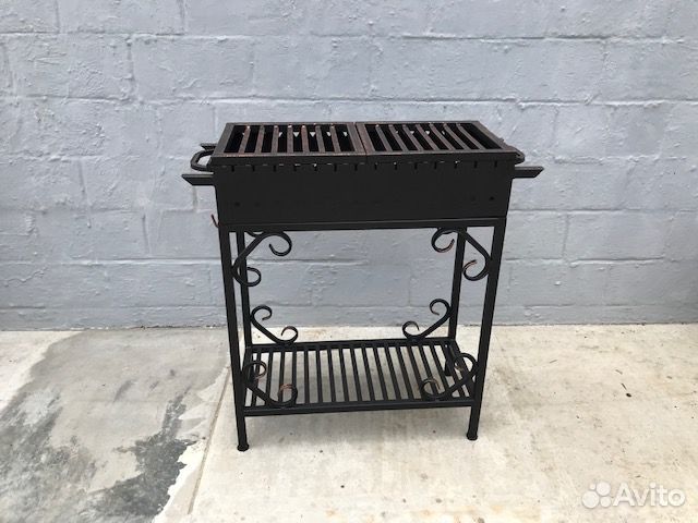 Мангал № 0004/3 из 3мм с откидными столиками