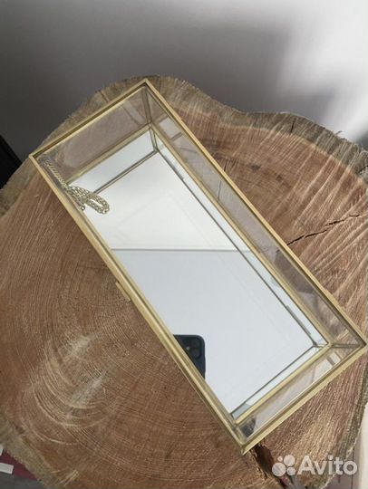 Шкатулка стеклянная для украшений