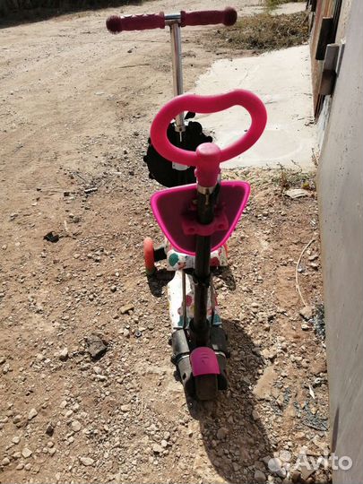Самокат детский трехколесный бу
