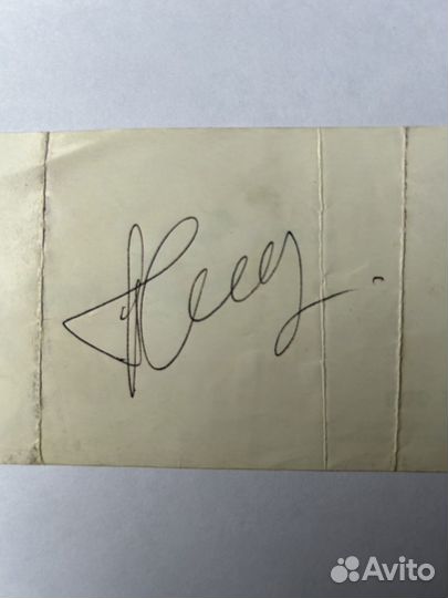 Билет Спартак - Торпедо луж. (С автографом Титова)