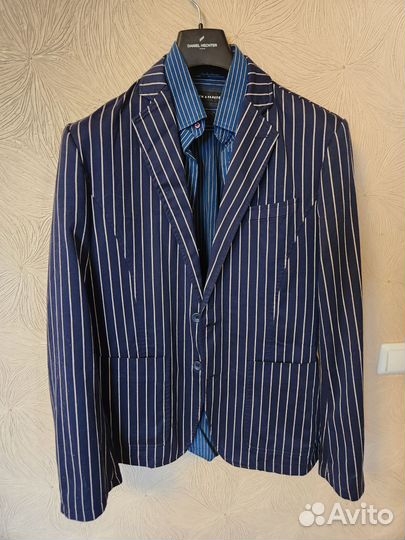 Пиджак мужской в полоску