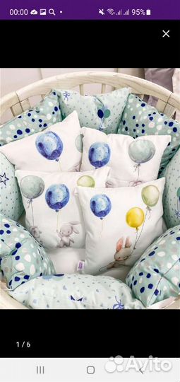 Бортики в детскую кроватку