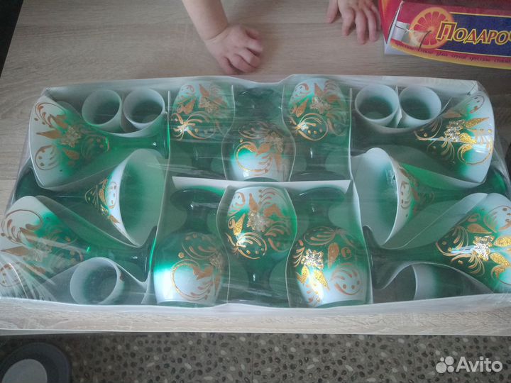 Хрустальные фужеры бокалы