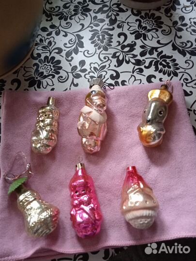 Елочные игрушки СССР советские