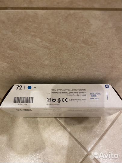 Голубой струйный картридж HP 72 130 мл (C9371A )