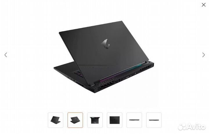 Игровой ноутбук Gigabyte aorus 15 i7 13700H / 16гб