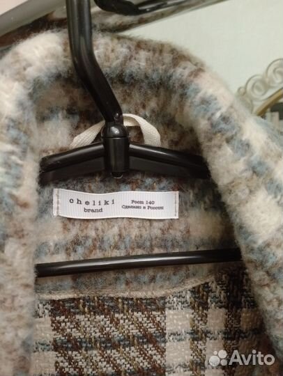 Пальто рубашка для девочки 140-146 размер