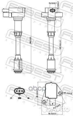 Катушка зажигания 21640003 Febest