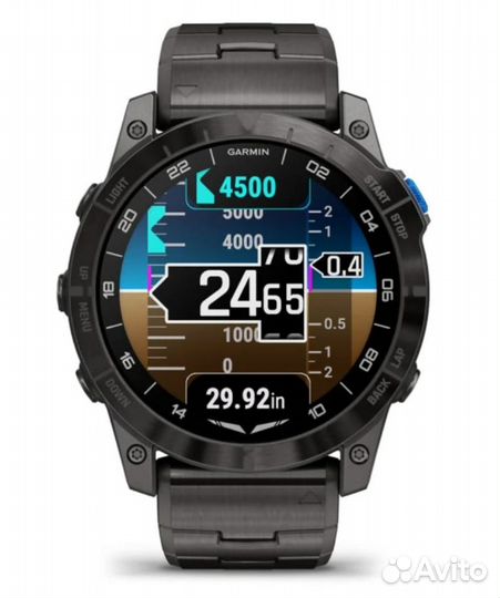 Garmin D2 Mach 1 Pro Aviator with Titan Bracelet