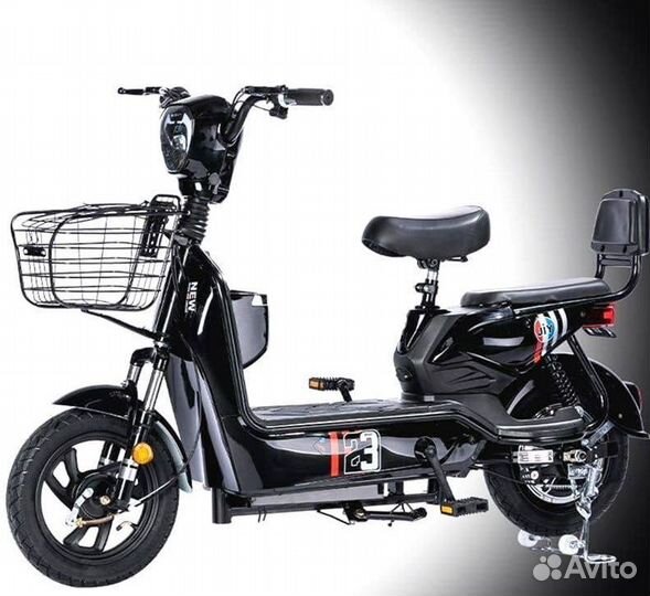 Электровелосипед двухместный