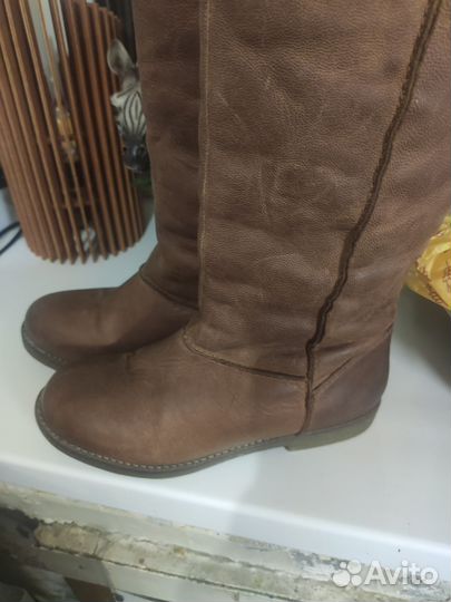 Сапоги женские натуральная кожа 36