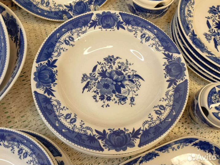 Набор столовой посуды ГДР kahla Дельфийский цветок