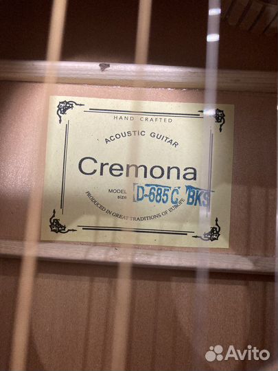 Акустическая гитара cremona