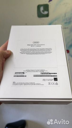 Apple iPad Mini 2021, 256гб Wi-Fi+Cellular