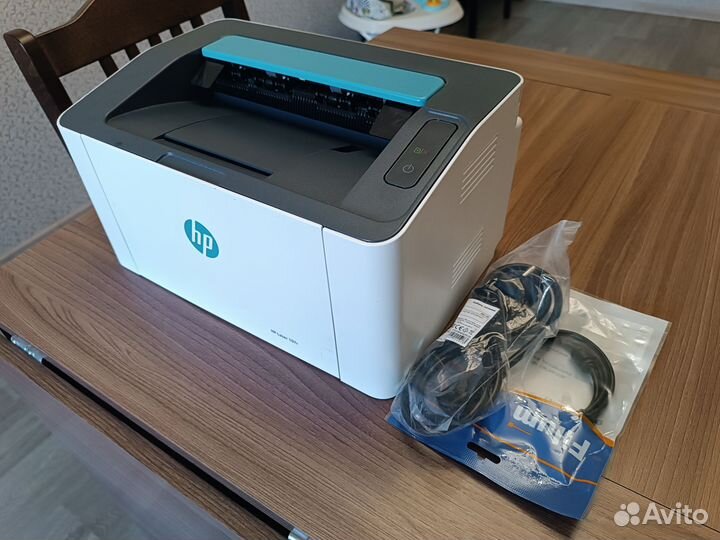 Принтер HP 107 пробег 5000 страниц