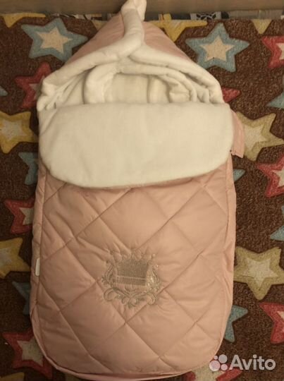 Конверт на выписку для девочки демисезонный