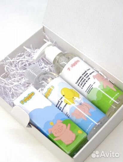 Подарочный набор уходовой косметики 7 piggies