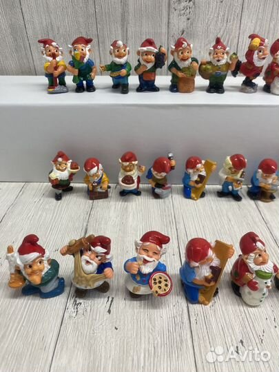 Киндер сюрприз 90-х гномы игрушки