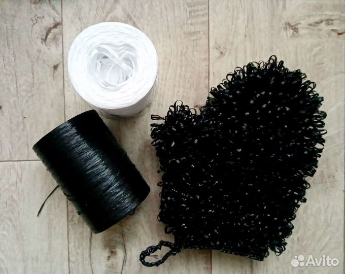 Мочалки-варежки