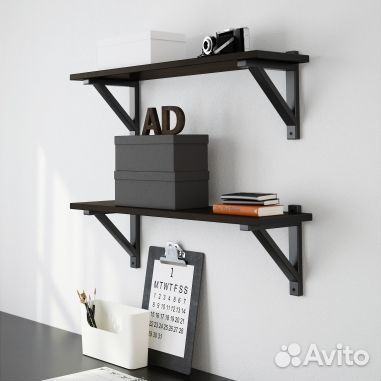 Полка настенная аналог Икея (IKEA) Экби 800x200