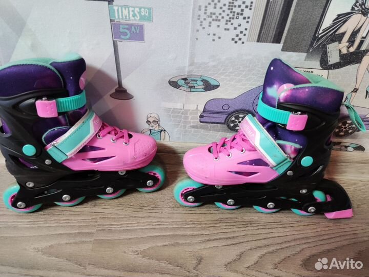 Ролики, коньки для девочки, размер 30-33