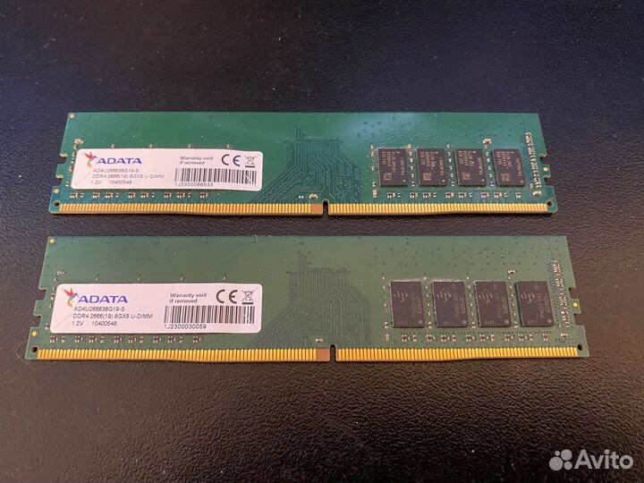Adata Premier DDR4 16 Гб (2 по 8 Гб)