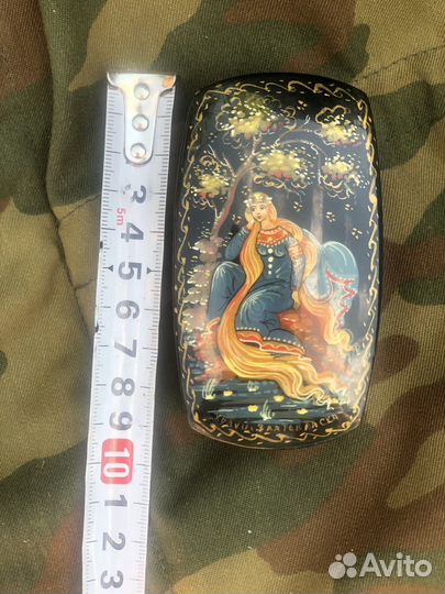 Шкатулка златовласка холуи редкая СССР