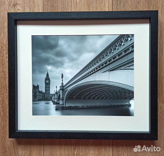 Постеры в раме - мост - поцелуй