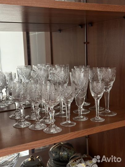 Хрустальные бокалы СССР