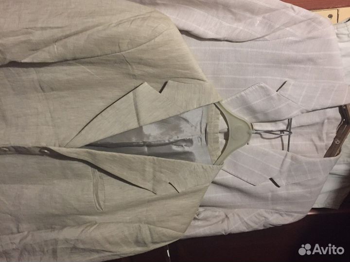 Льняной мужской пиджак