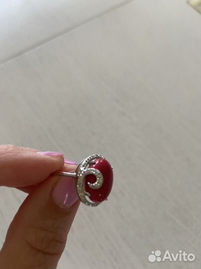 Кольцо серебро 925