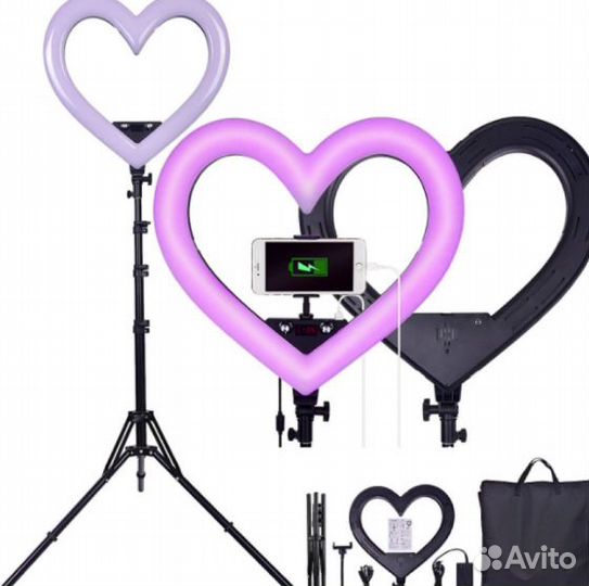 Кольцевая Светодиодная Лампа Сердце