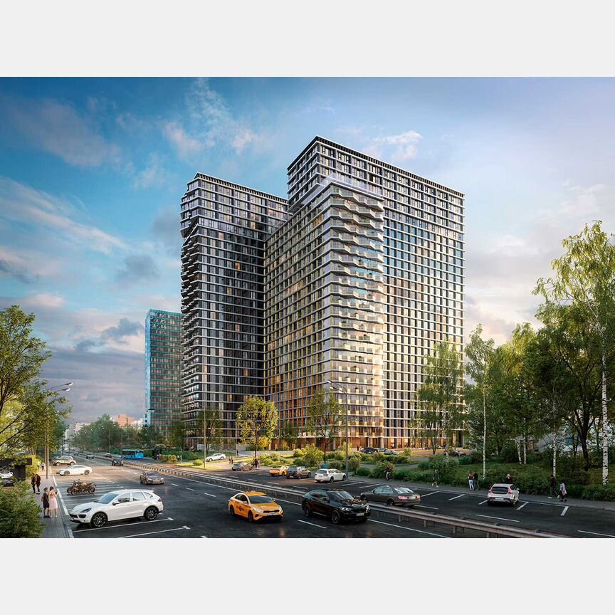 Апартаменты-студия, 27 м², 24/29 эт.