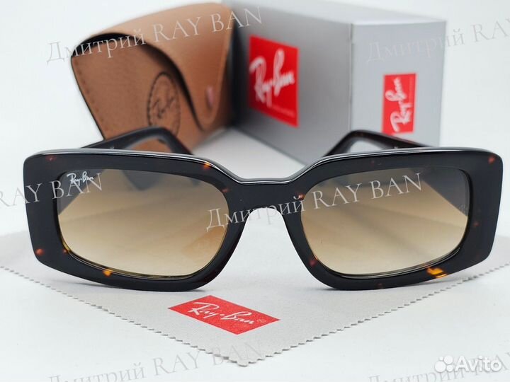 Очки Ray Ban 4395 Kiliane Leopard Brown Стекло