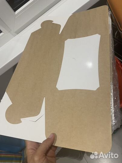 Самосборный короб для 4 и 6 капкейков