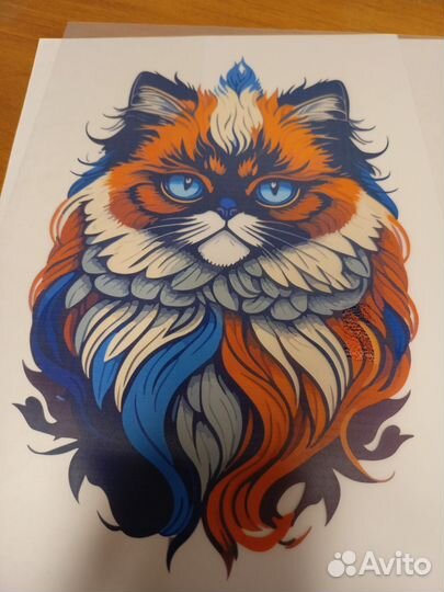 Дтф печать наклеек