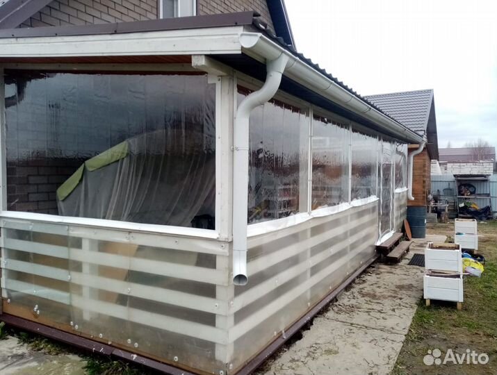 Мягкие окна для беседки