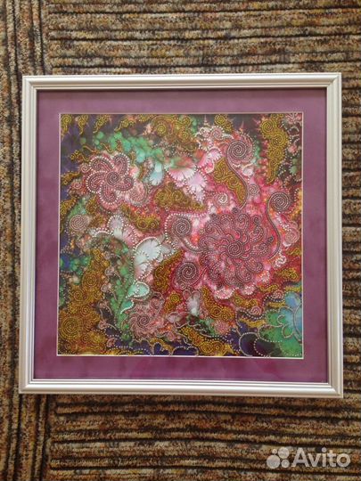 Картина вышитая бисером 