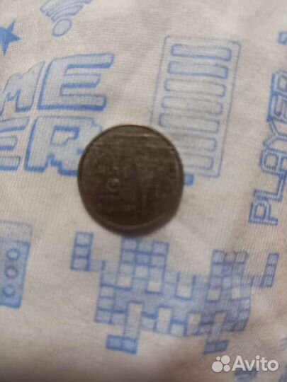 Монета 1 рубль брак