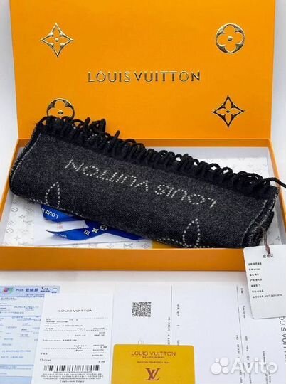 Шарф Louis Vuitton Черный
