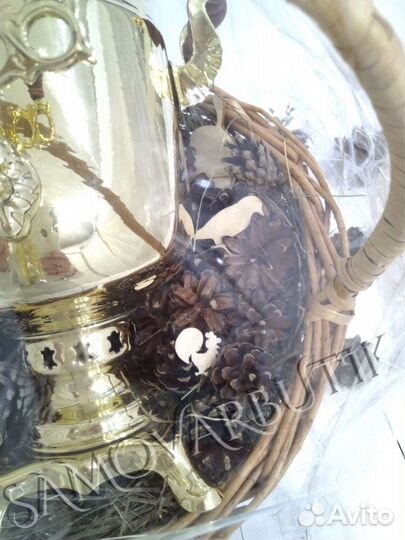 Тульский самовар на дровах к празднику