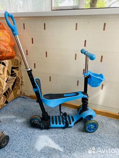 Самокат 3 в 1 детский