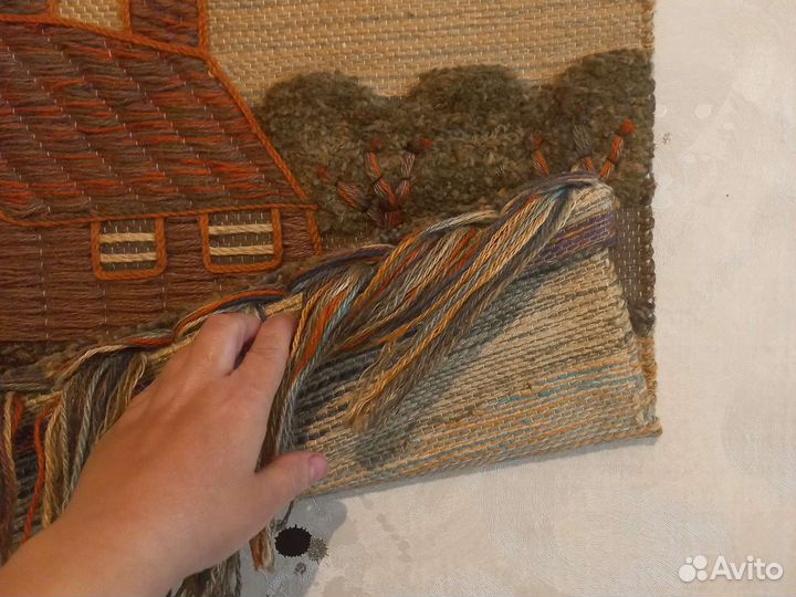 Панно антиквариат шерсть