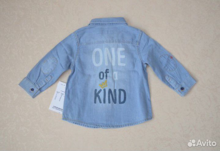 Рубашка джинсовая/ поло/ брюки 68 Mayoral