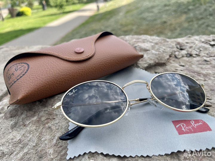 Солнцезащитные очки RAY BAN Round Metal золотые