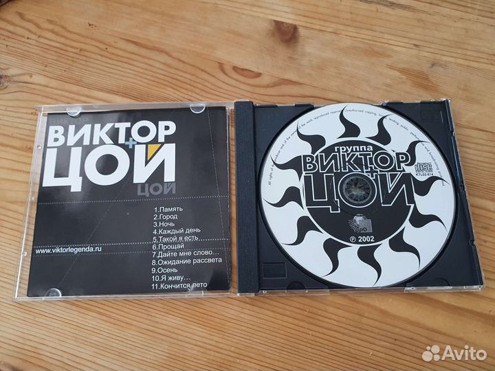 CD-диск Виктор+Цой