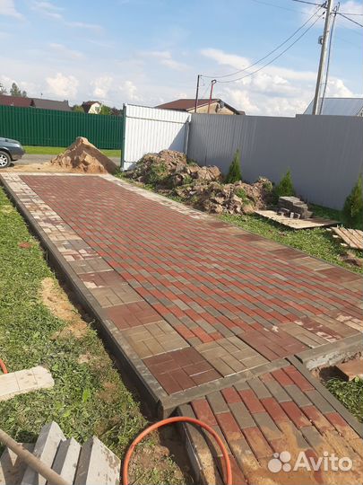 Укладка тротуарной плитки