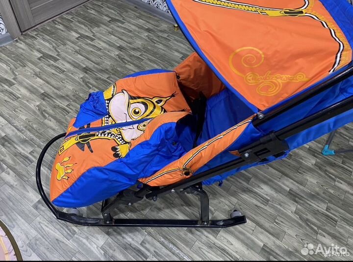 Детские санки коляска