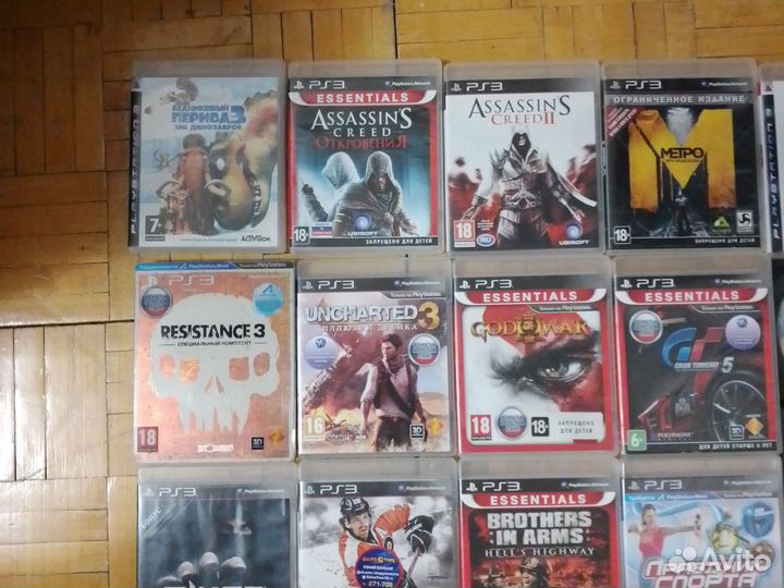 Игры диски PlayStation 3 ps3 NFS Uncharted 3 Thief