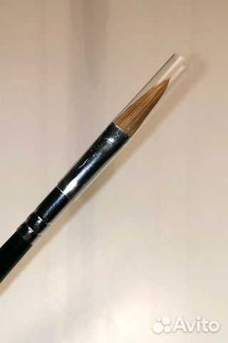 Кисть для полигеля/акрила натуральный ворс